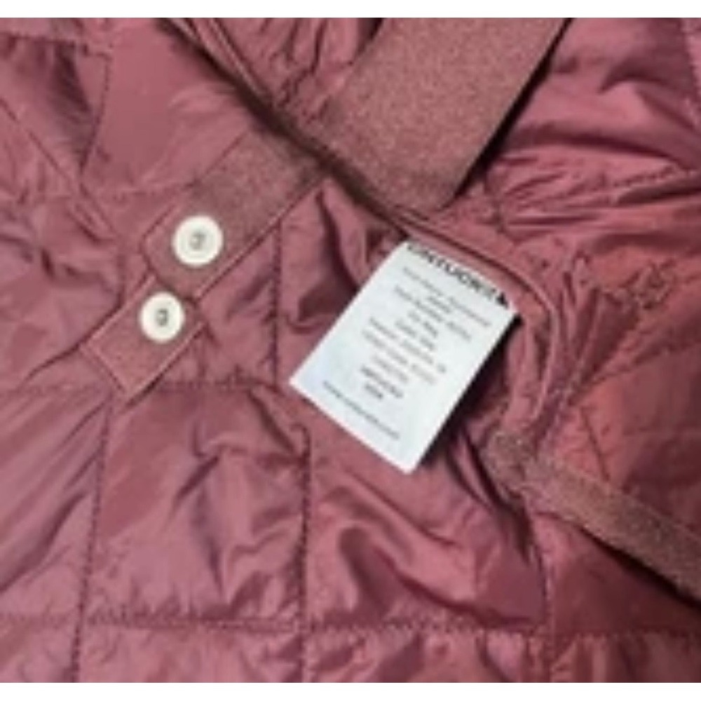 UNTUCKit Quilted Barn Jacket Mens Medium Burgundy Diamond Field Coat - Picture 5 of 10